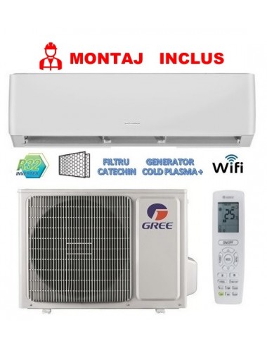 Aparat de aer conditionat Gree Pulsar GWH24AGD-K6DNA1C Inverter 24000 BTU R32. A++