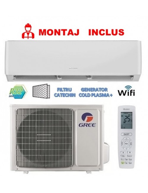 Aparat de aer conditionat Gree Pulsar GWH24AGD-K6DNA1C Inverter 24000 BTU R32. A++