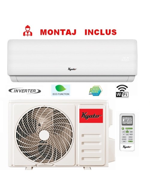 Aer Conditionat Kyato-09R32 Xn Wi-Fi 9000 BTU Inverter, clasa energetica A++