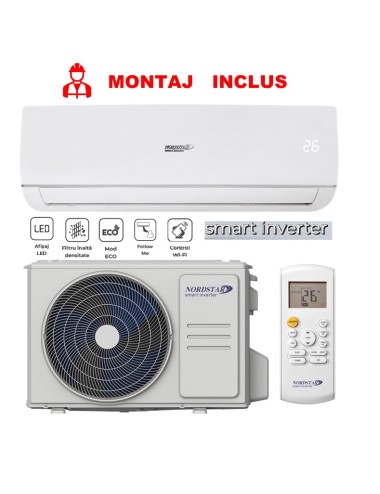 Aer Conditionat  Nordstar Smart 09HRFN8- 9000 BTU Inverter