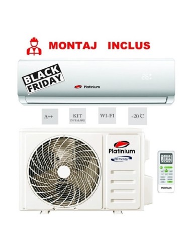 Aparat de aer conditionat Platinium Focus PWIFI-12R32++KIT/N  12000BTU, R32, clasa energetica A++