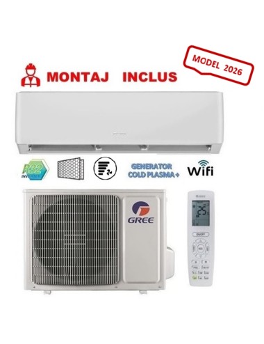 Aparat de aer conditionat Gree Pulsar  GWH12AGBXB-K6DNA1F - 12000 BTU, A++/A+, Wi-Fi