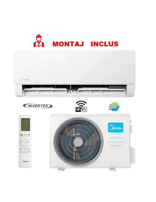 Aparat de aer conditionat Midea Solunar Lite MGPXV, 12000 btu, inverter, A++/A+